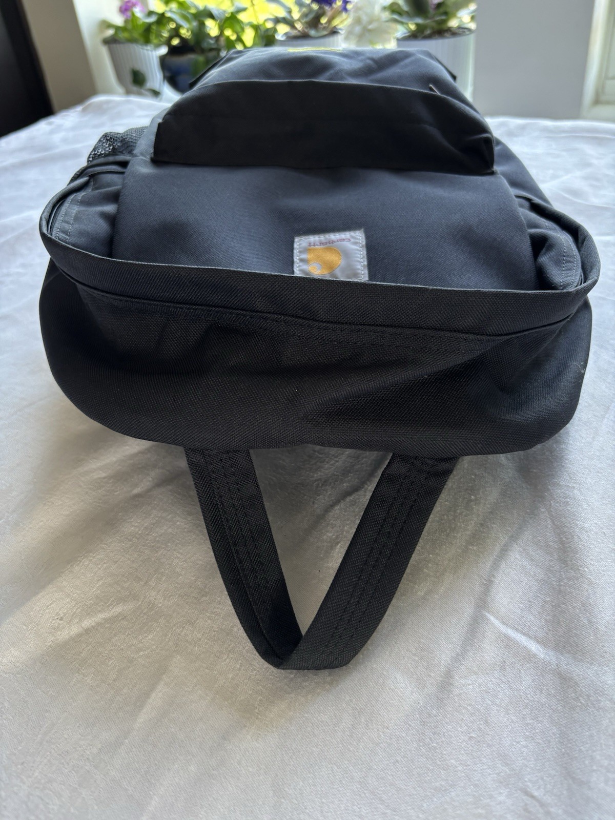 Carhartt Canvas Daypack Backpack Black 21L CT89241804 Water Repellent **Co Logo