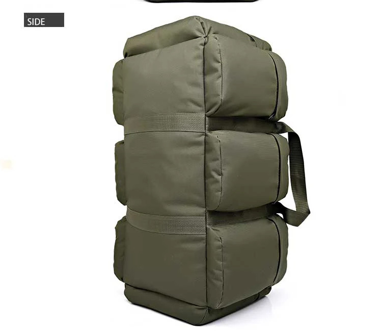 100L Camping Travel Backpack Large Duffel Hiking Shoulder Bag Outdoor Weekend