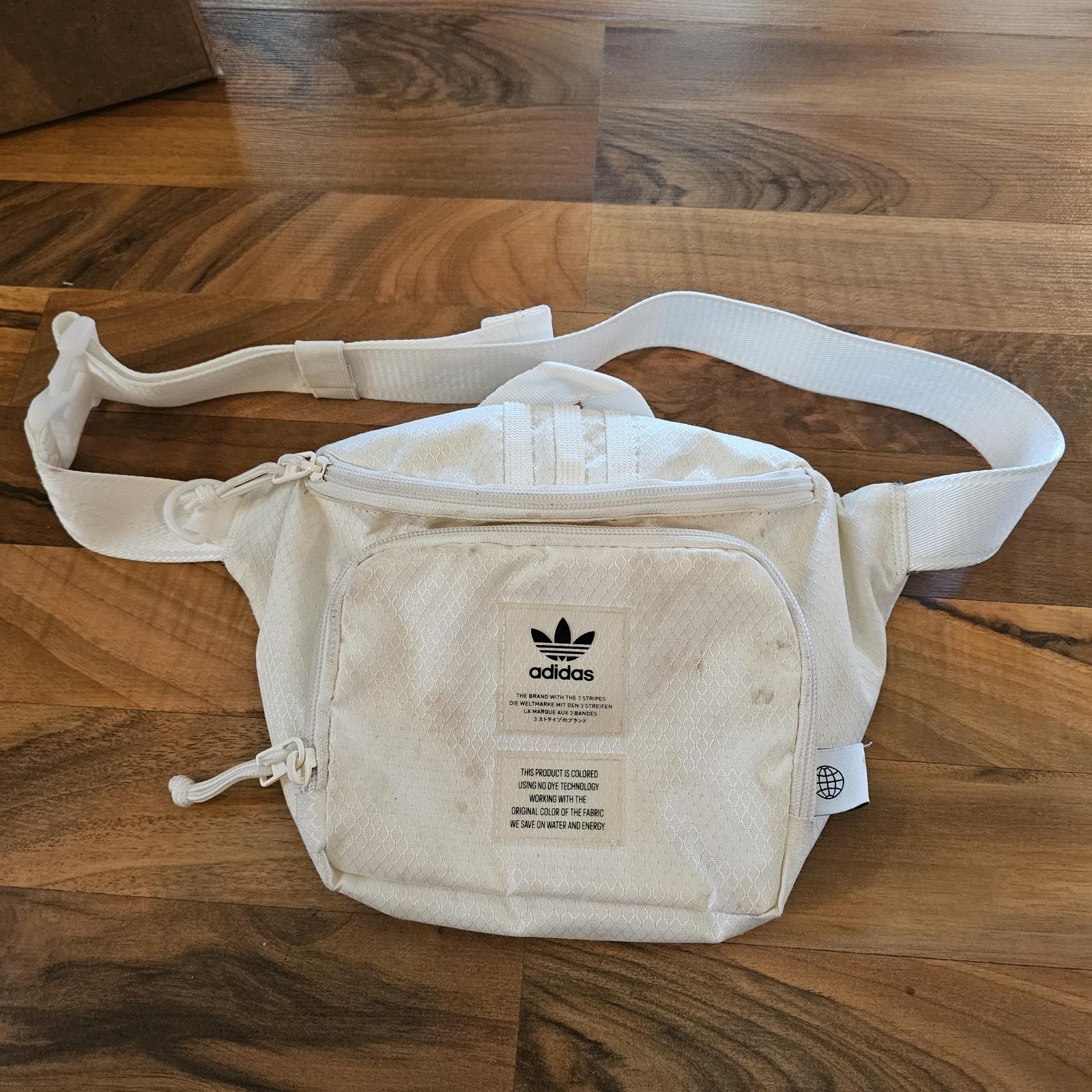 Adidas White Waist Bag Fanny Pack with Adjustable Strap belt bag