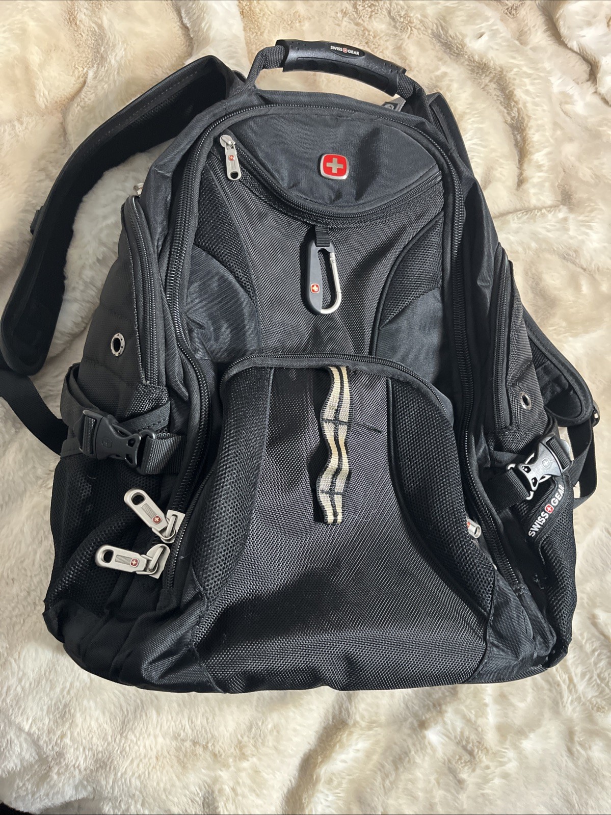 The Black Bag Mens for Traveling Laptop Backpack Or Study Bag By SWISSGREAR