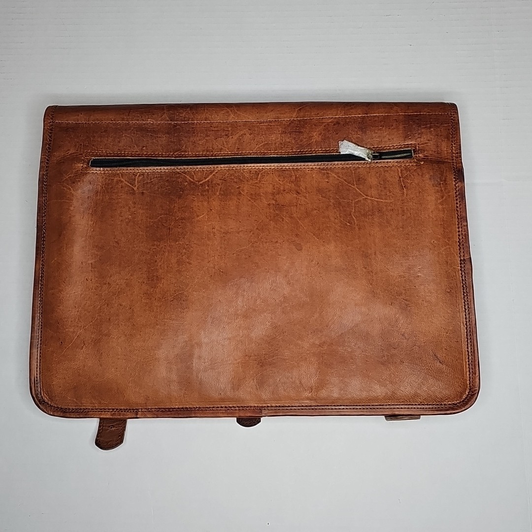 Komal’s Passion 18″w Leather Briefcase Satchel Laptop Messenger Bag Cattle Club
