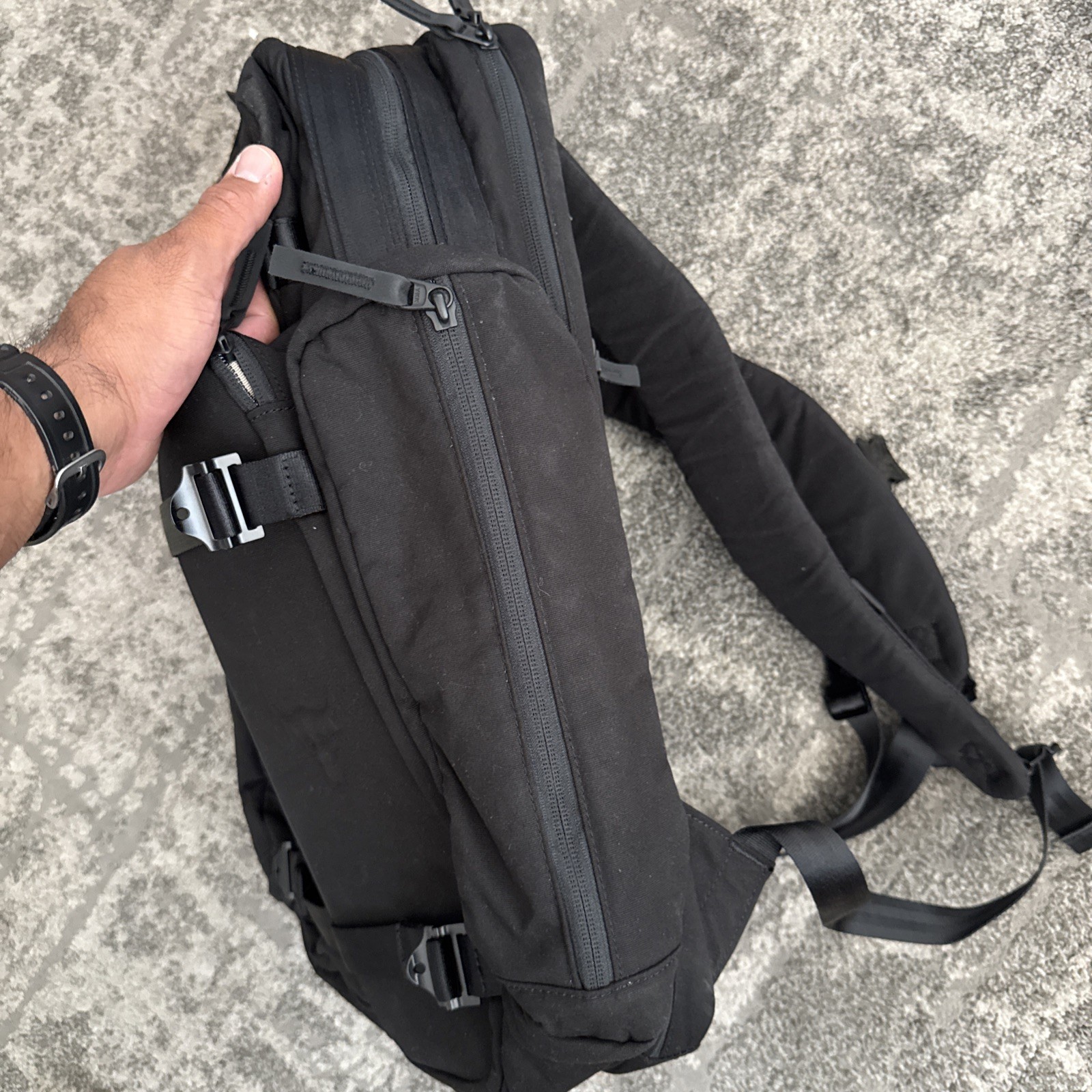 Under Armour UA Project Rock Pro Series Tactical Laptop Backpack Black 1306056-1