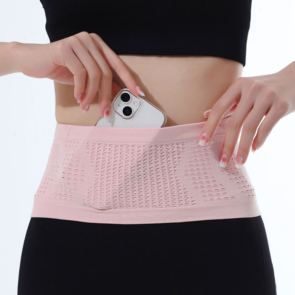 Multifunctional Knit Breathable Concealed Waist Bag for Running ET
