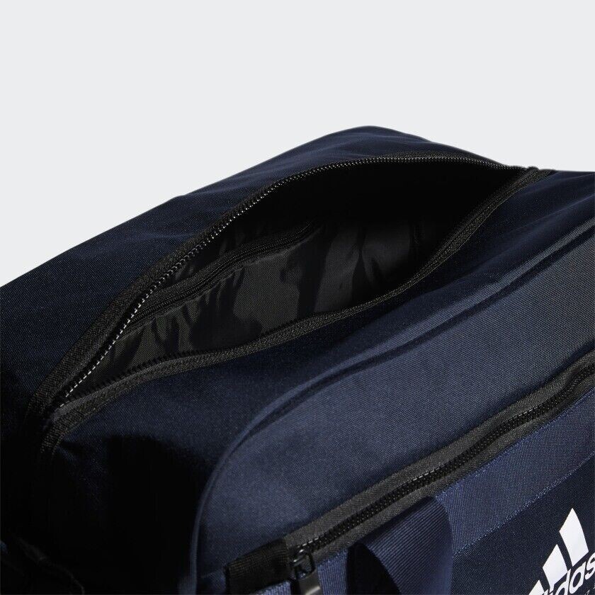 Adidas Amplifier MEDIUM NAVY BLACK Duffel Bag Men HFC99 OS LIFETIME NWT NEW $65