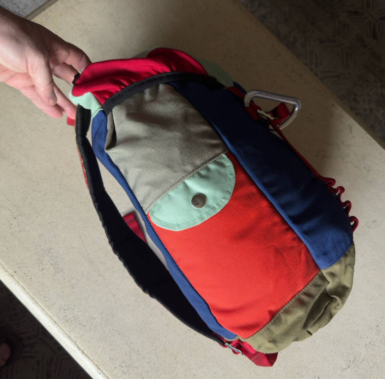 Epperson Mountaineering Large Climb Pack 19x12x6 Multi Color Block Made In USA