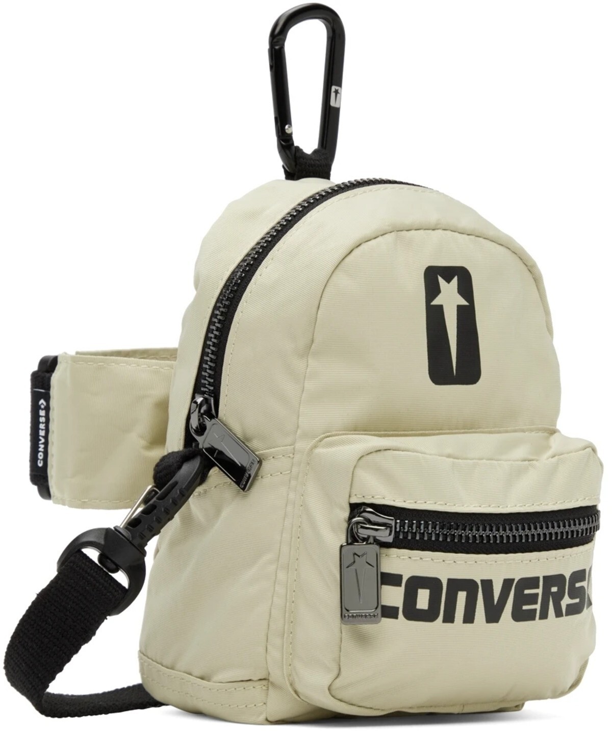 RICK OWENS DRKSHDW x Converse ‘MINI Backpack’ Shoulder & Arm Straps Gry/Blk NWT!