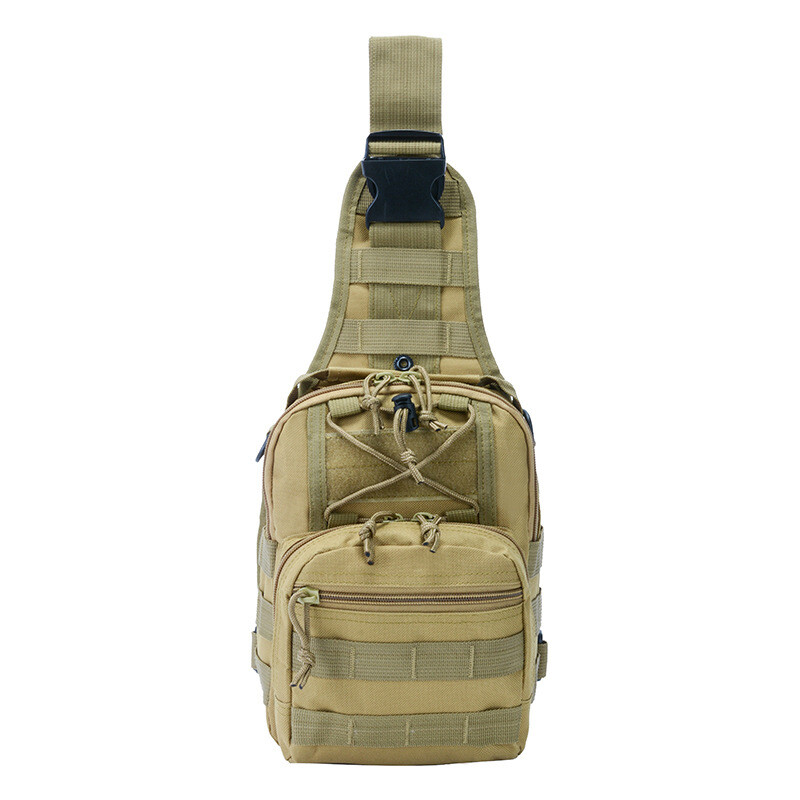 Men Backpack Tactical Sling Bag Chest Shoulder Fanny Pack Cross Body Molle Pouch