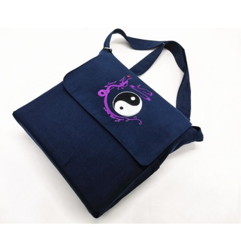 Chinese Embroidery Canvas Bag Handbag Taoist Bag Shoulder Bag Tai Chi Bagua