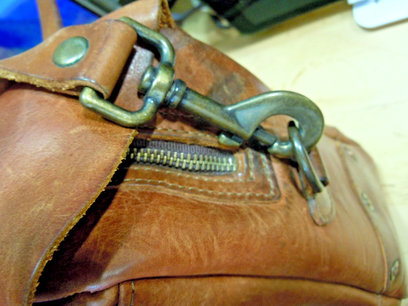 VTG Auth Whipping Post WP Standard Bison Concealed Carry Briefcase USA #2
