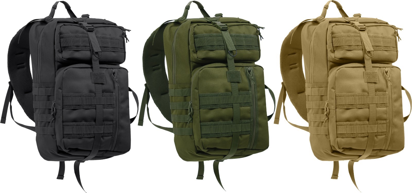 Tactical Sling Transport Pack Crossbody Bag Army MOLLE Strap Concealed Carry CCW