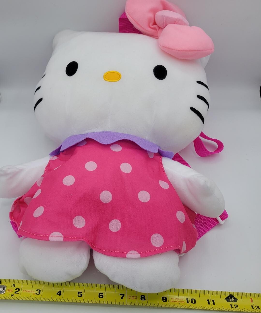 Hello Kitty Strawberry 16″ Plush Backpack Multi-Color-NWT
