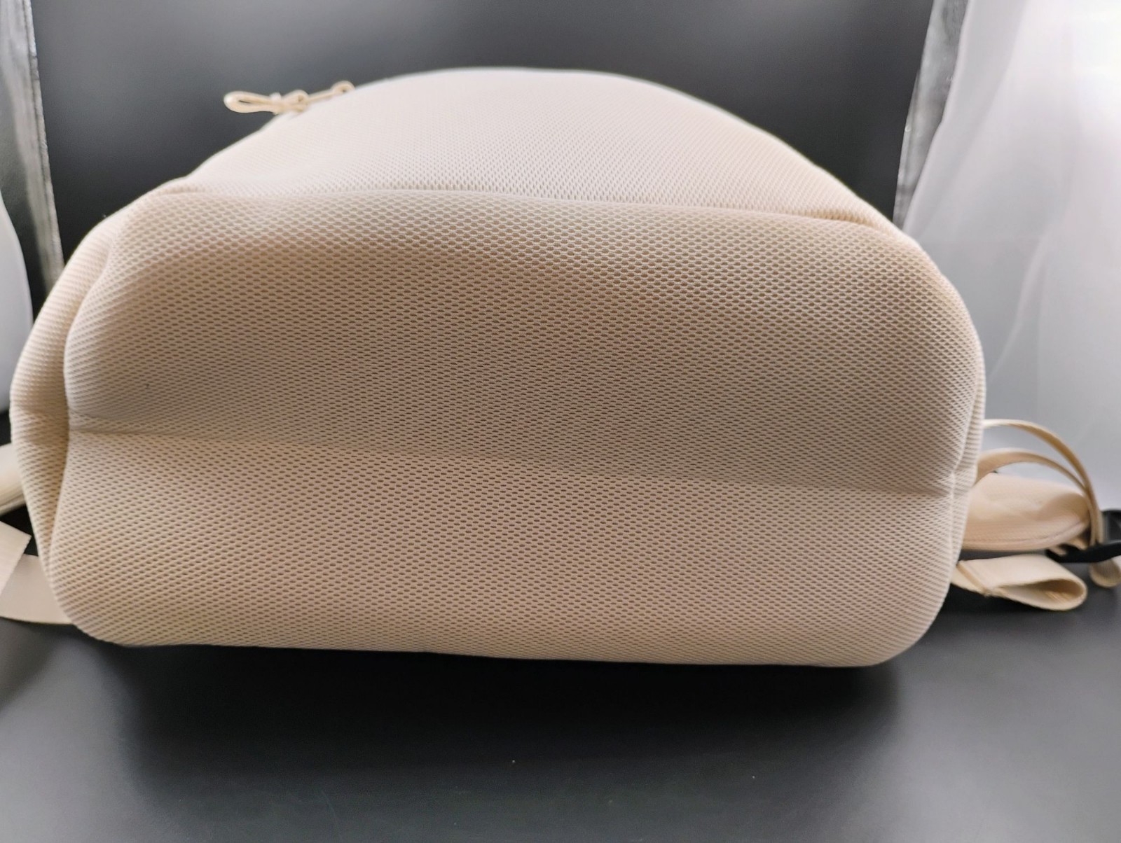 All In Motion Lightweight Cream Backpack With Padded Straps & Pockets