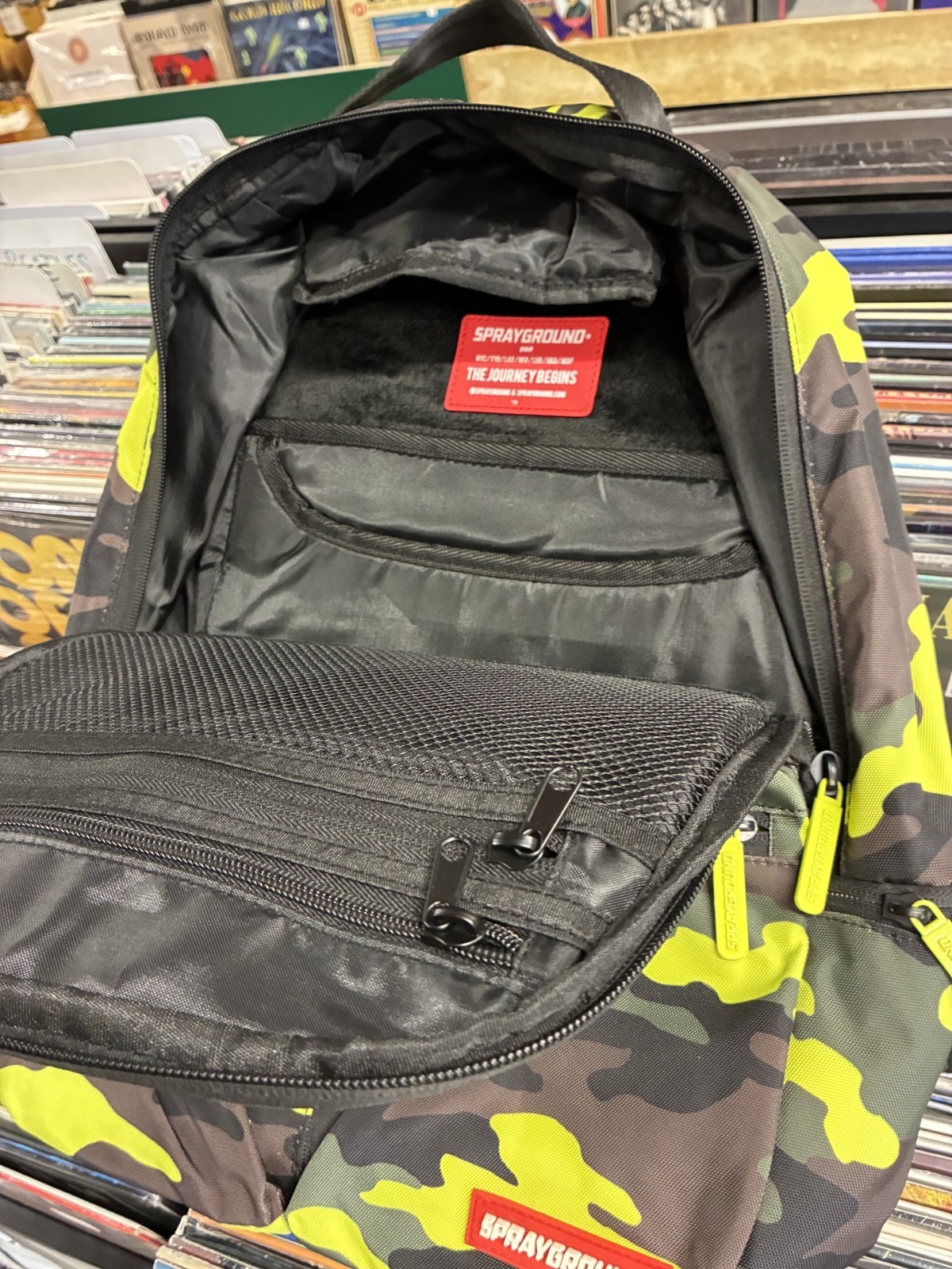 SPRAYGROUND Neon Cargo Backpack Camo NEW WITH TAGS! Camouflage
