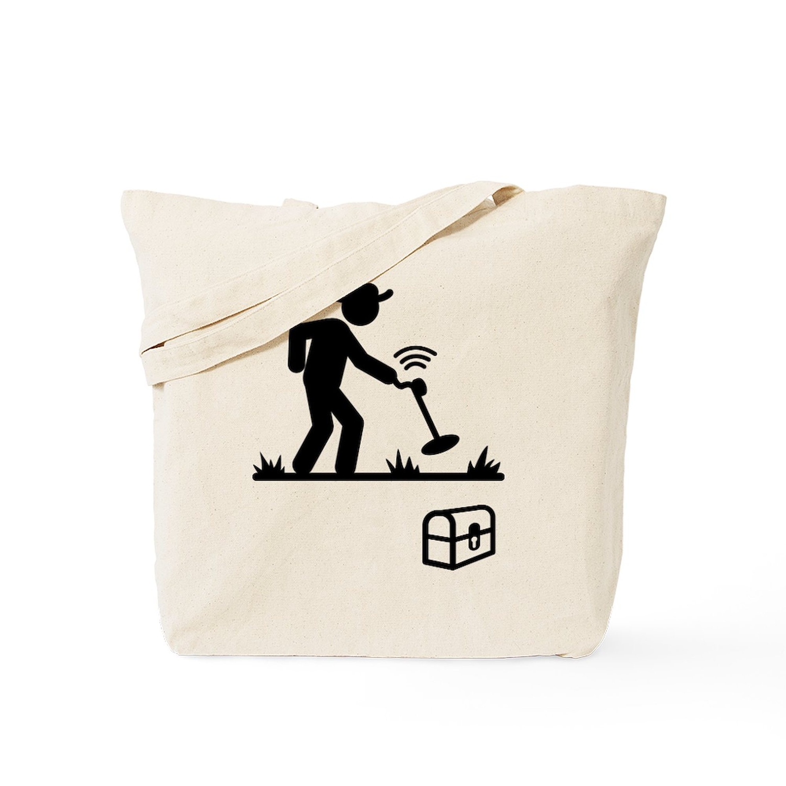 CafePress Metal Detecting Tote Bag (732127751)