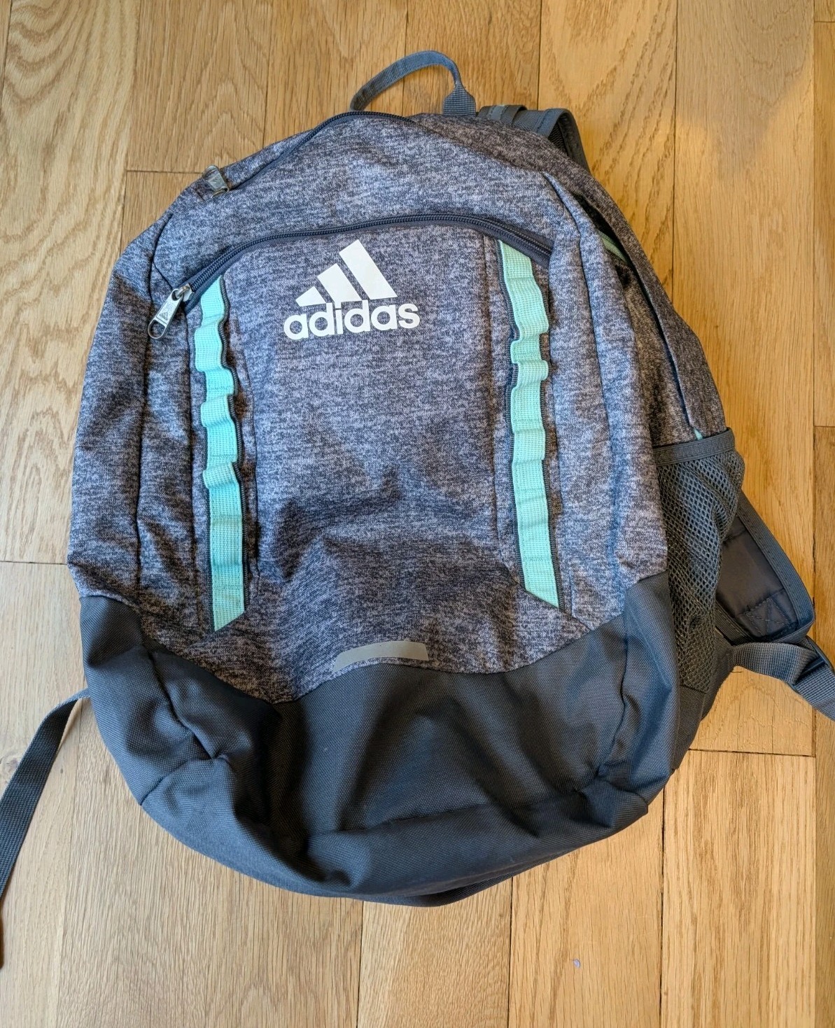 Adidas Excel 6 Backpack Jersey Onix Grey Fits 15″ Laptop Loadspring Straps