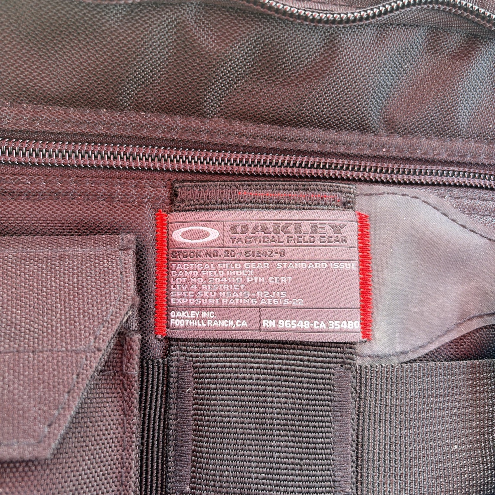 Rare 2000s Oakley SI Tactical Field Gear Messenger Bag w/ Strap