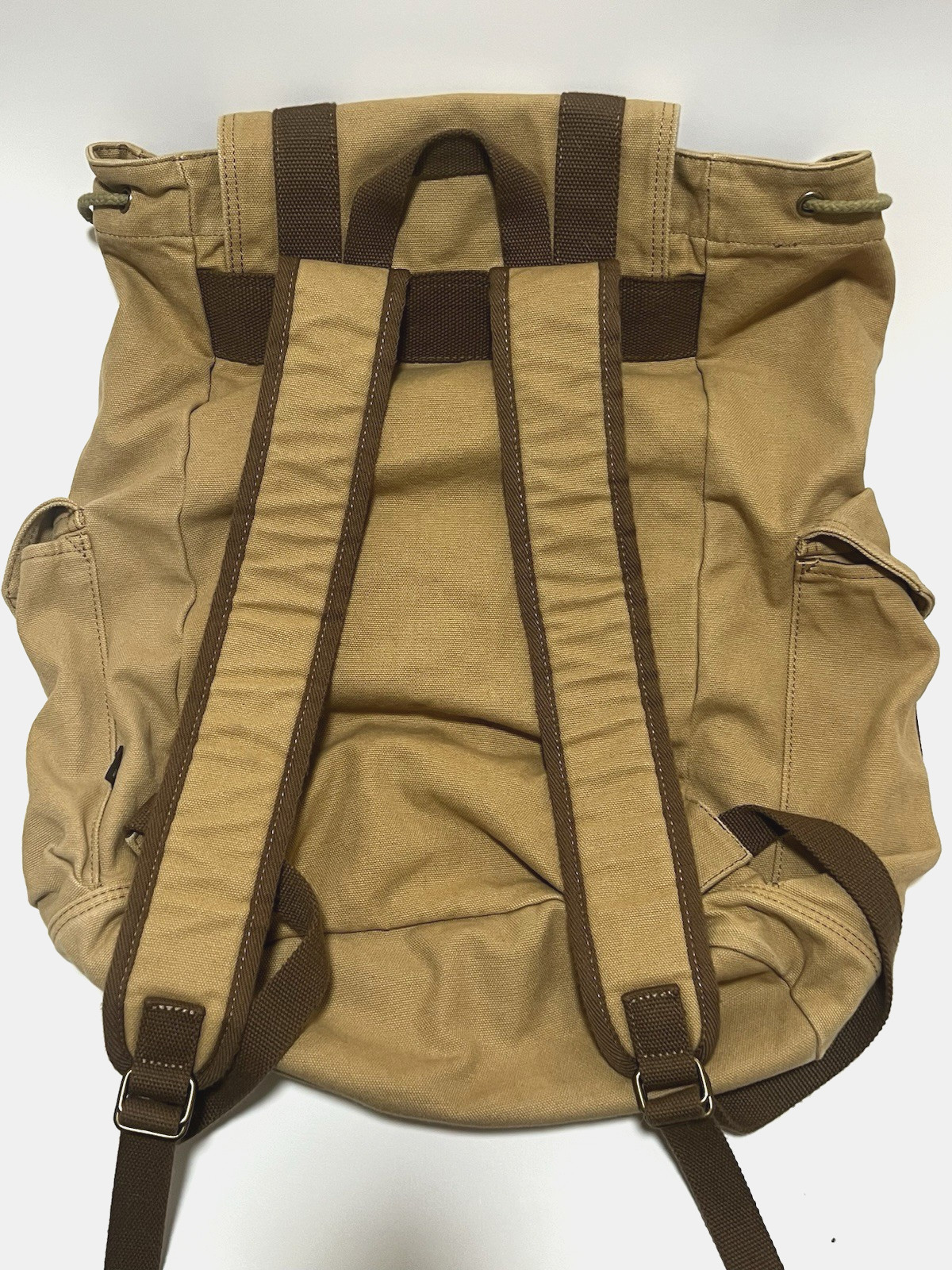 Gootium Canvas Rucksack Backpack Bag Drawstring Outdoor – Missing Pocket Buckle