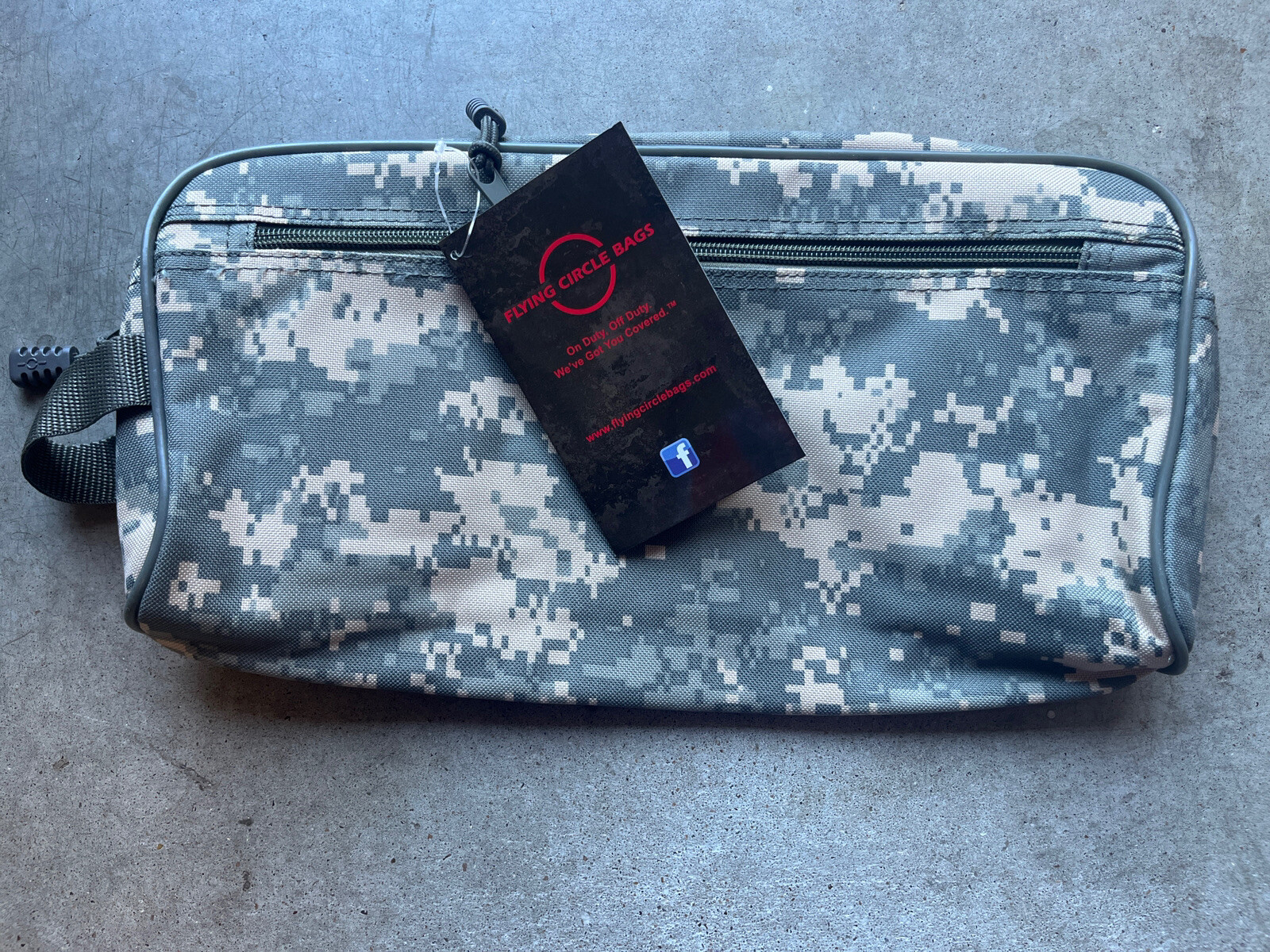 ACU Digital Camo Large Toiletry Bag Waterproof by Flying Circle BRAND NEW