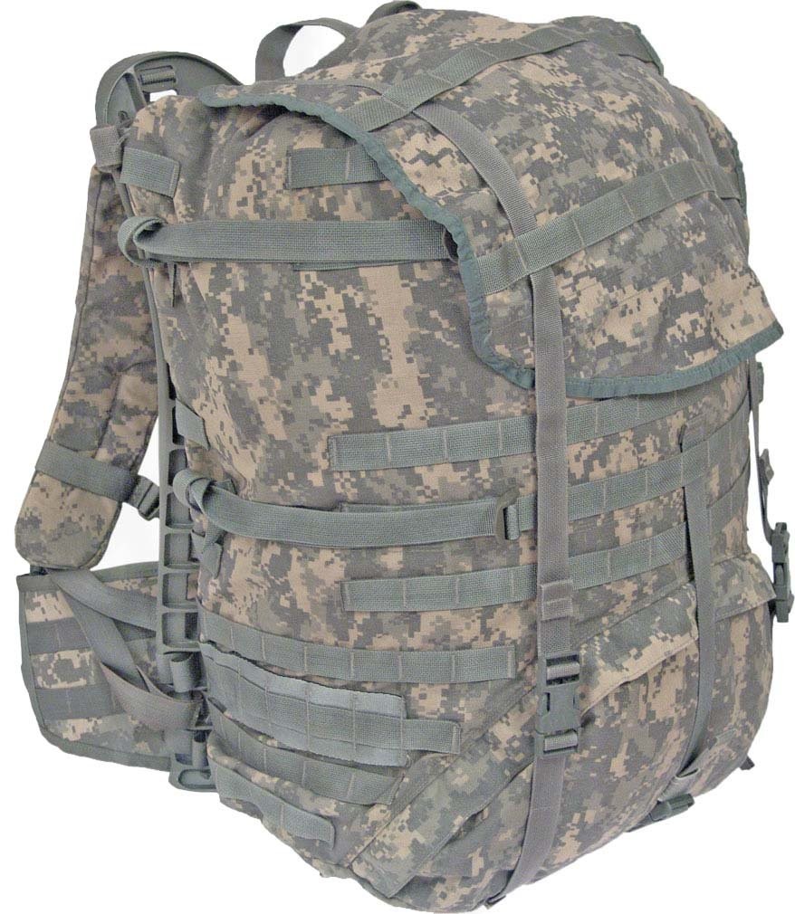 Previously Issued US G.I. Large ACU Rucksack Complete with Frame, Shoulder St…