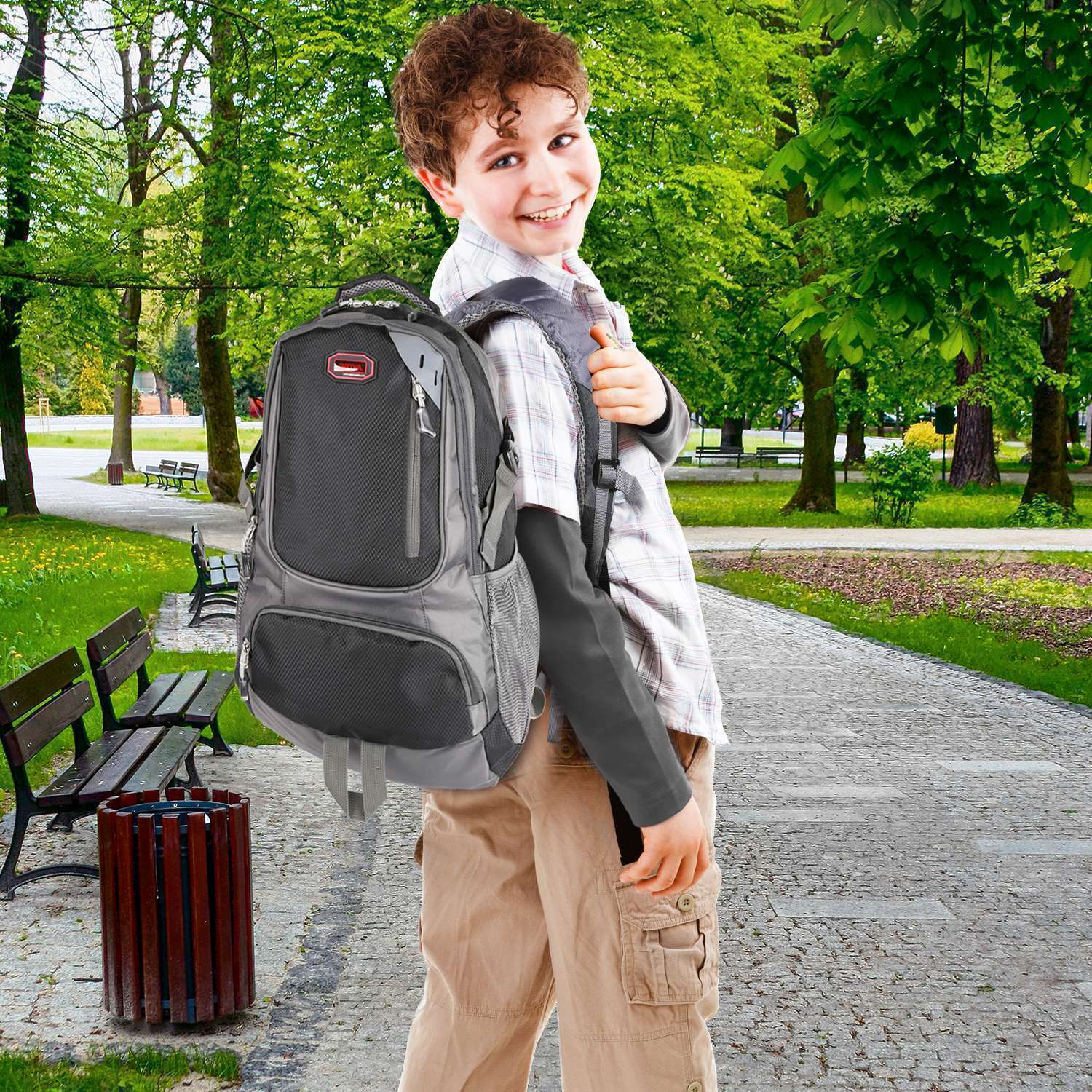 35L Outdoor Straps Backpack Shoulder Bag For Sports Travel School Camping Hiking
