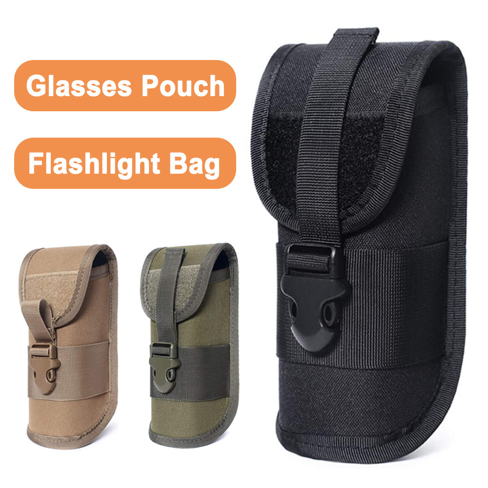Tactical Sunglasses Hard Case Eyeglasses Sturdy Carrying Case with Belt Clip US