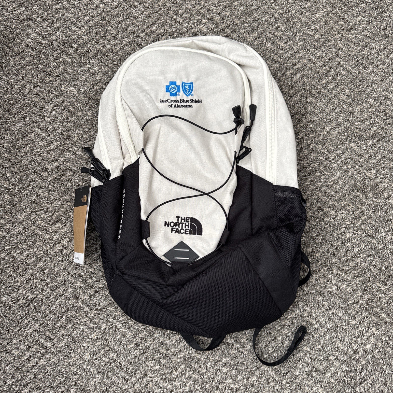 The North Face Groundwork Backpack Beige Black Blue NWT Outdoor Hiking Travel