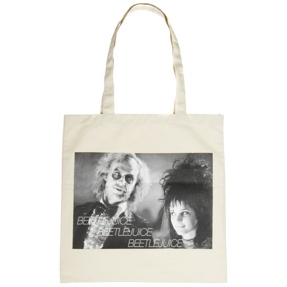 Beetlejuice Tote Bag Reusable Grocery Trick or Treat Sack Book Horror Lydia