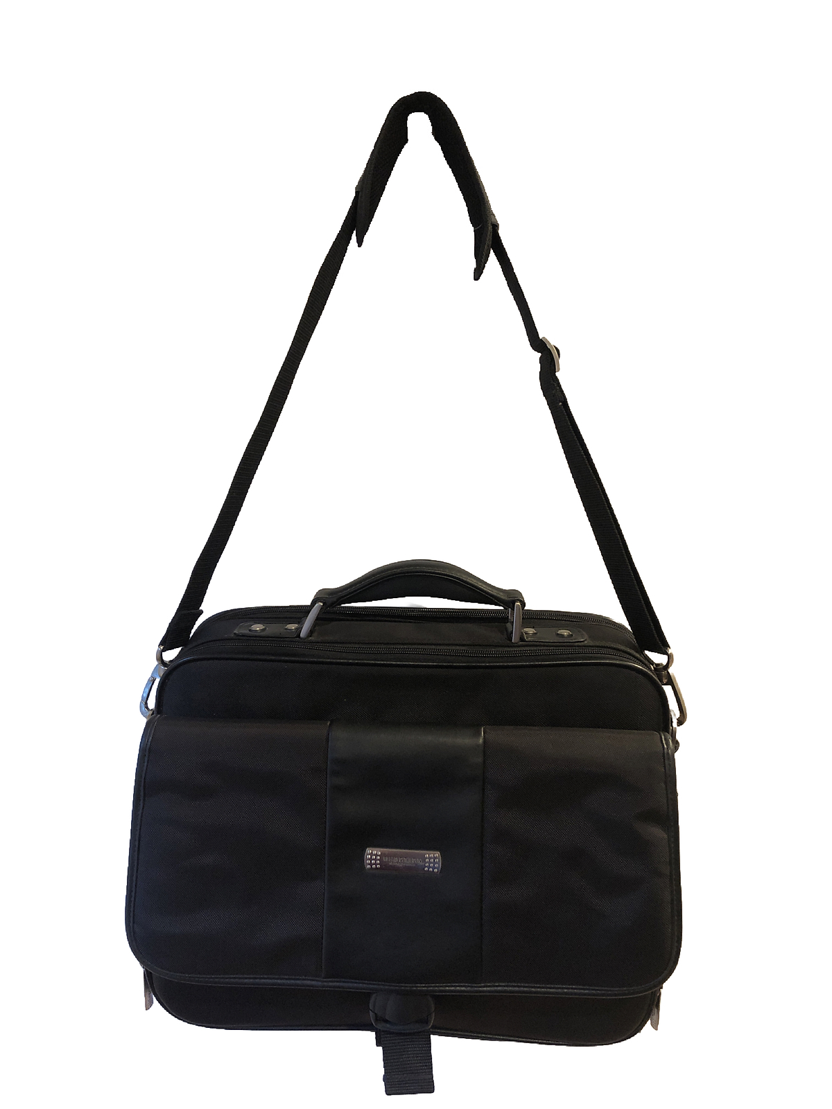 Kenneth Cole Reaction 16.5 “ Men’s Messenger~ Laptop Black Briefcase With Strap