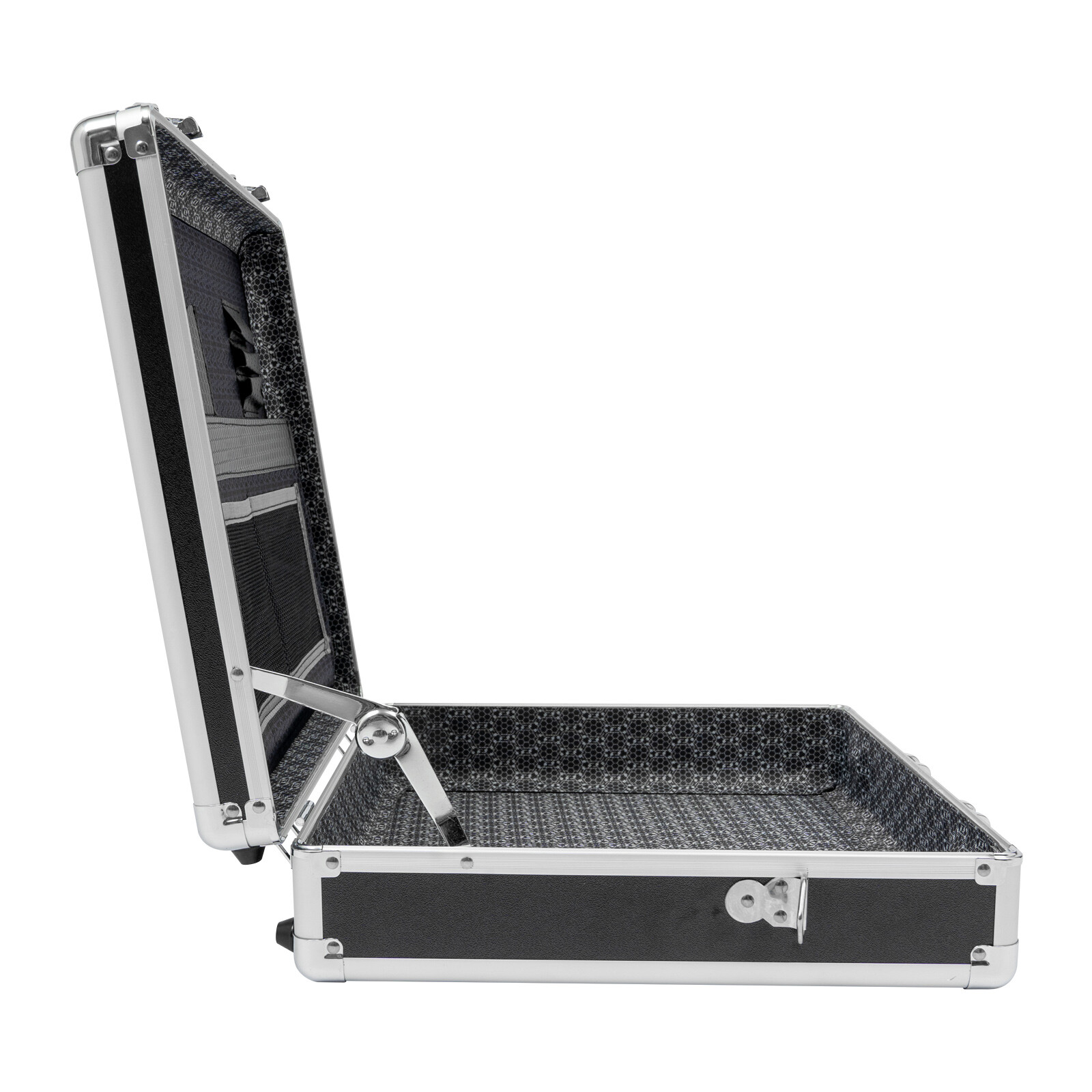 Aluminum Hard Case Big Capacity with Combination Lock Briefcase with Pocket