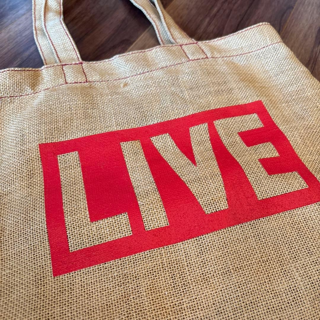 RockSteady PORTER BEAMS Collaboration Tote Bag Jute Linen Used Japan
