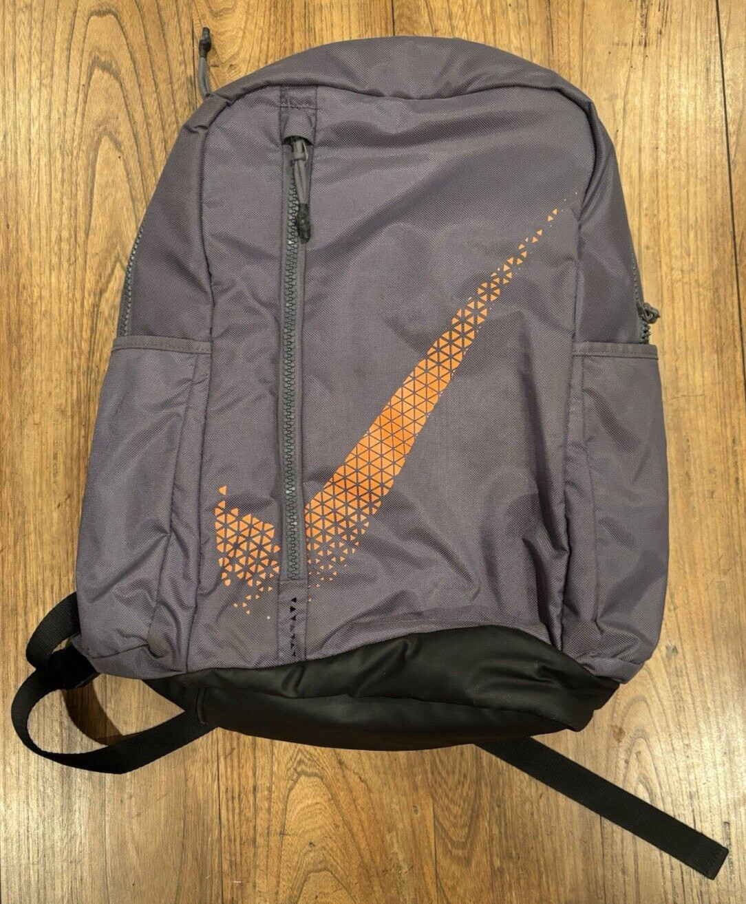NIKE Max Air Vapor Large Backpack Multi-Zip System Padded Gray W/ Logo 19 Inch