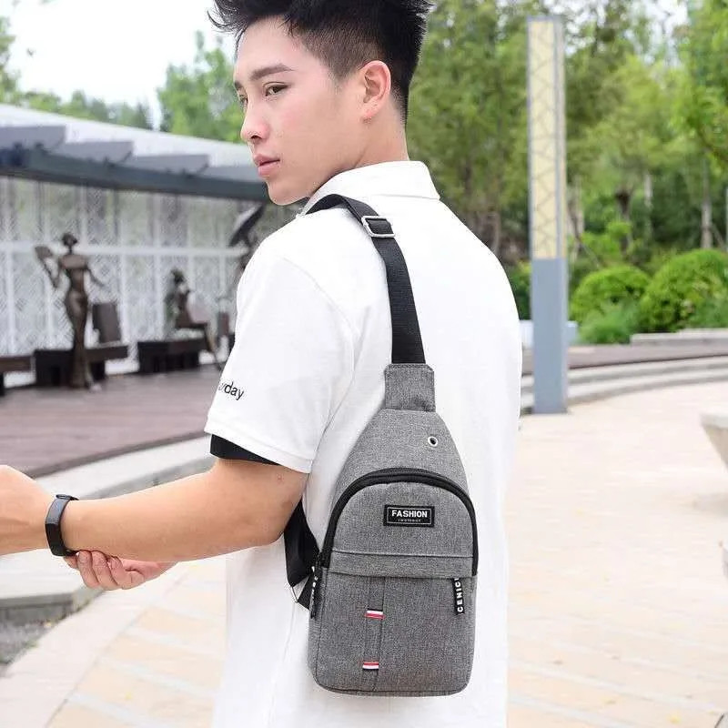 Men’s Waterproof Crossbody Sling Bag Chest Pack For Travel Hiking Cycling