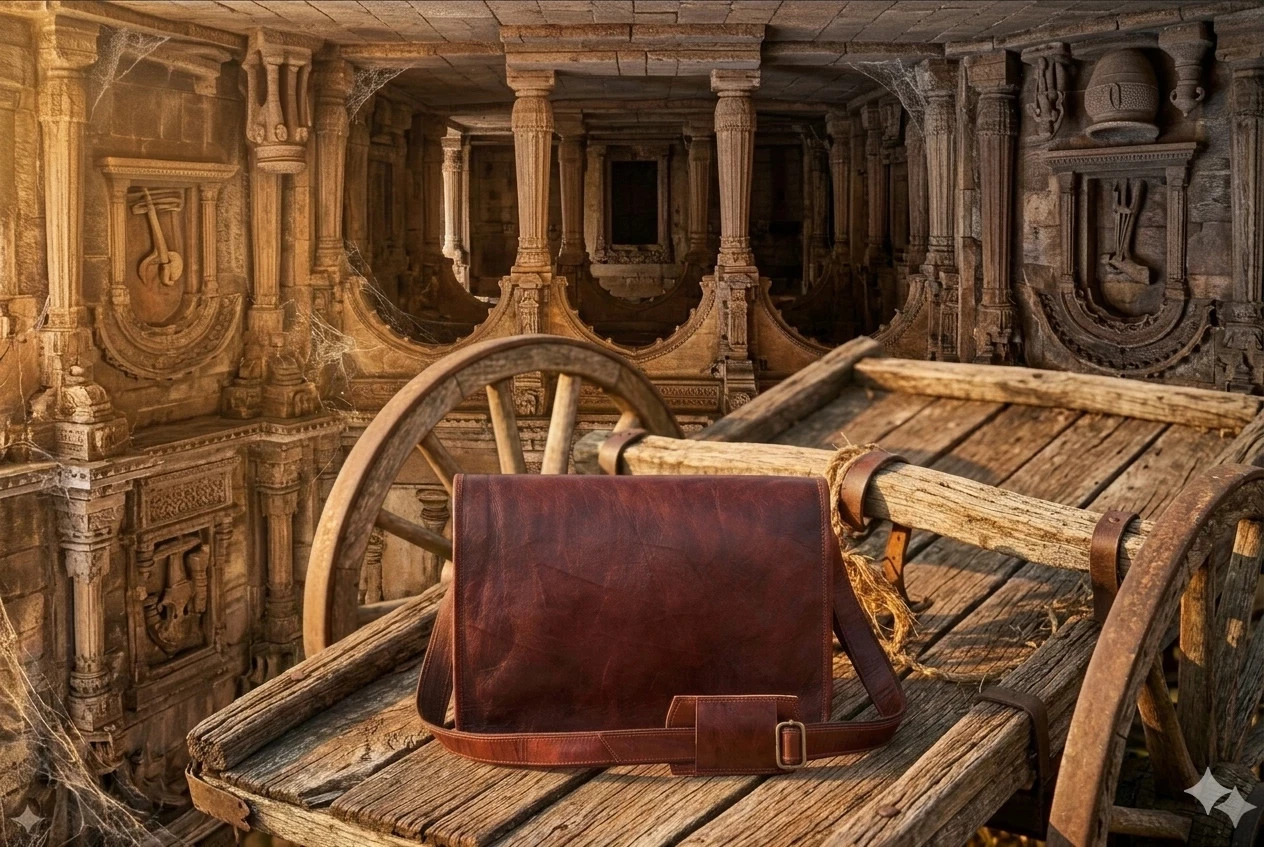 Leather Laptop Brown New 15 In World