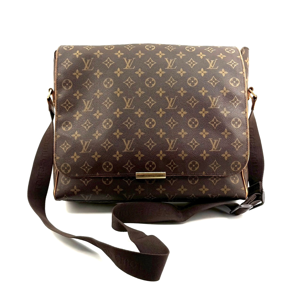 LOUIS VUITTON Abbesses Messenger Shoulder Bag Monogram SP1021 Leather Used
