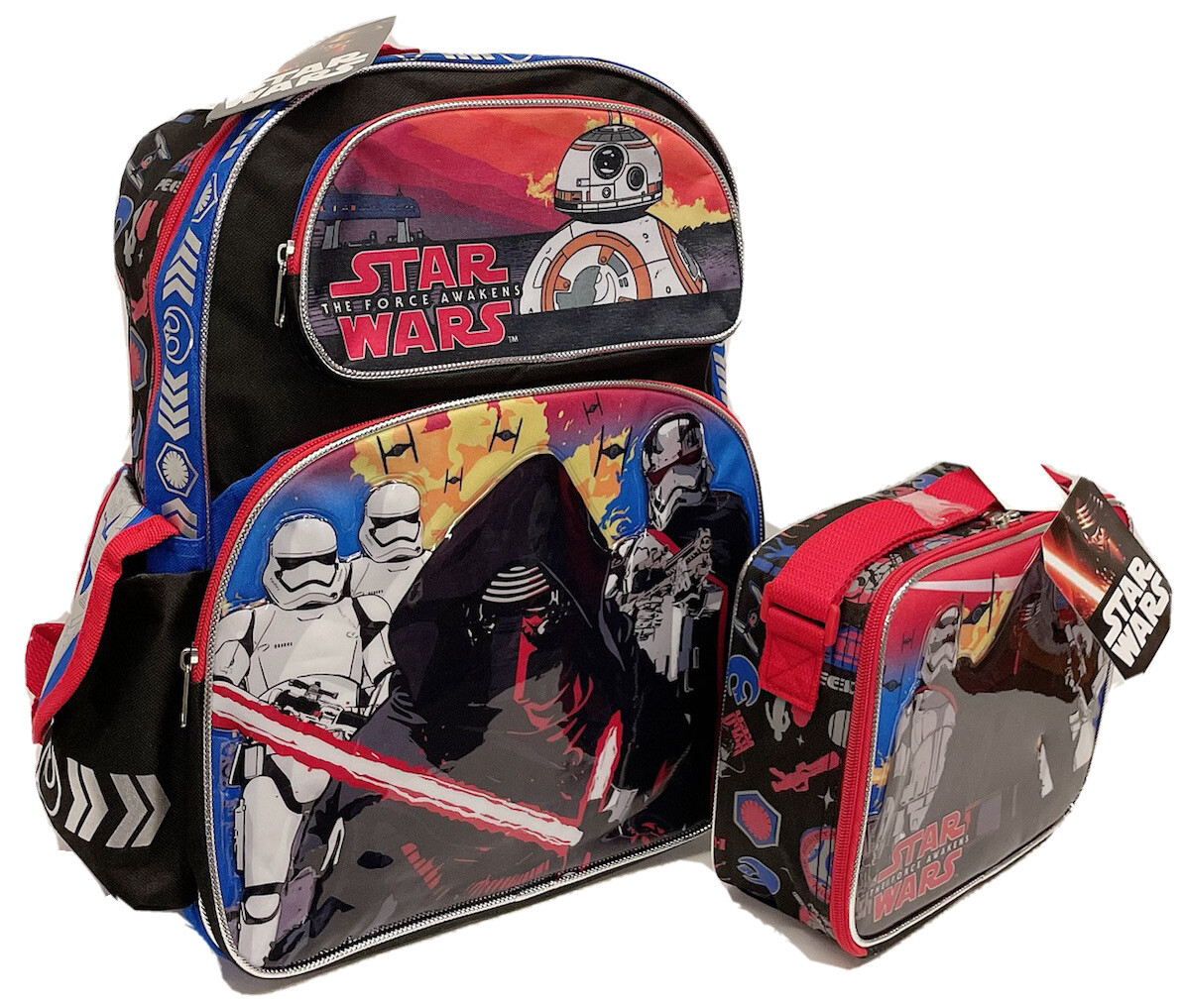 Disney Star Wars Darth Vader 16″ Backpack and matching Lunchbox (Brand New)