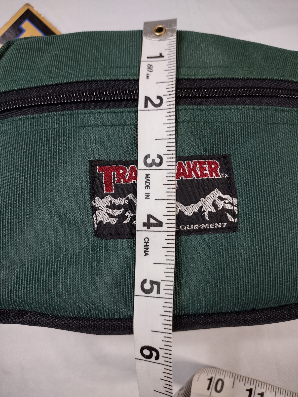 TRAILMAKER Waist Pack Bag Adjustable Strap Green Pockets Water Bottle, Fanny