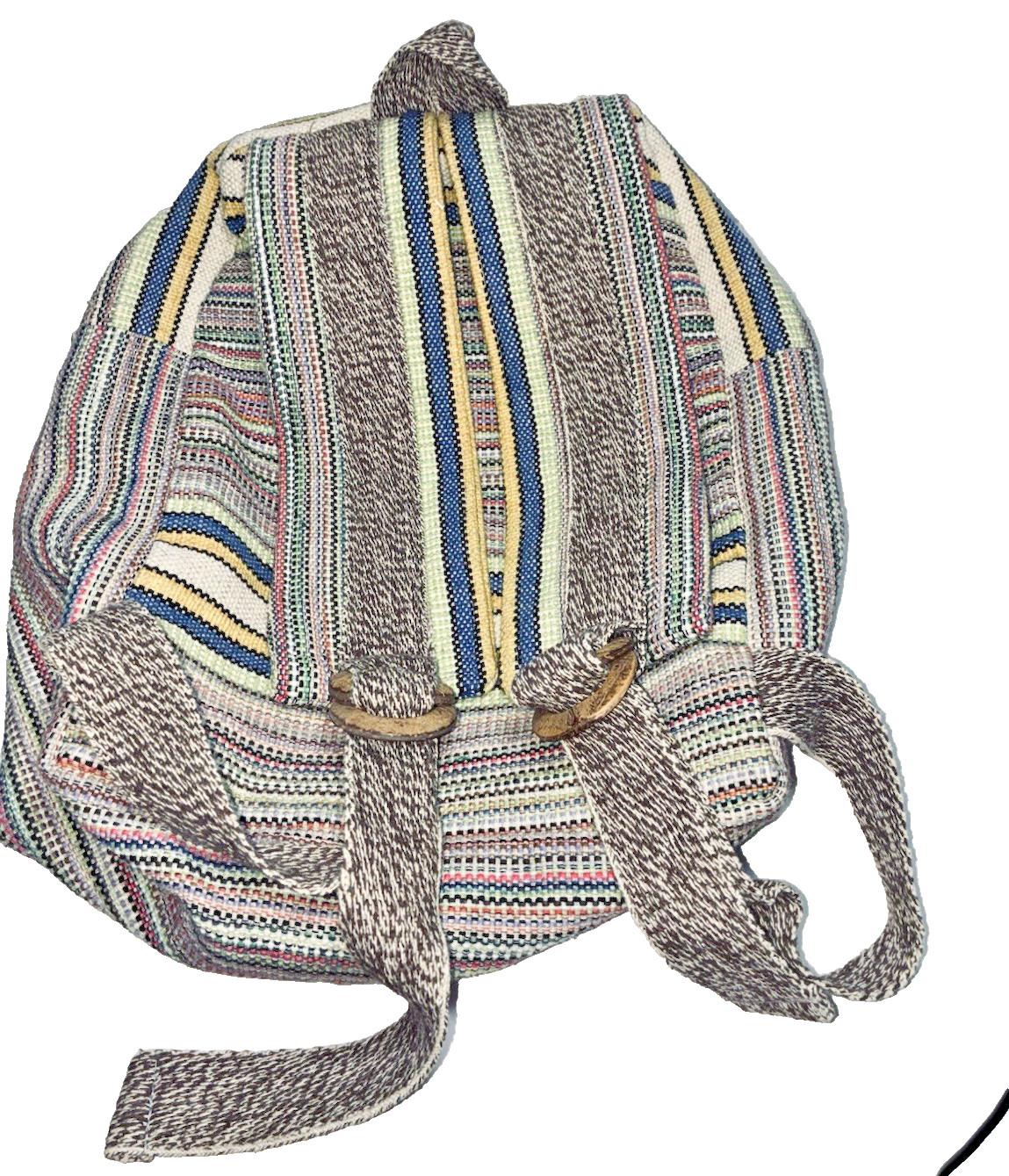 Woven Day Pack Hippie Baja Bag Hemp look Unbranded Festival Boho Never Used