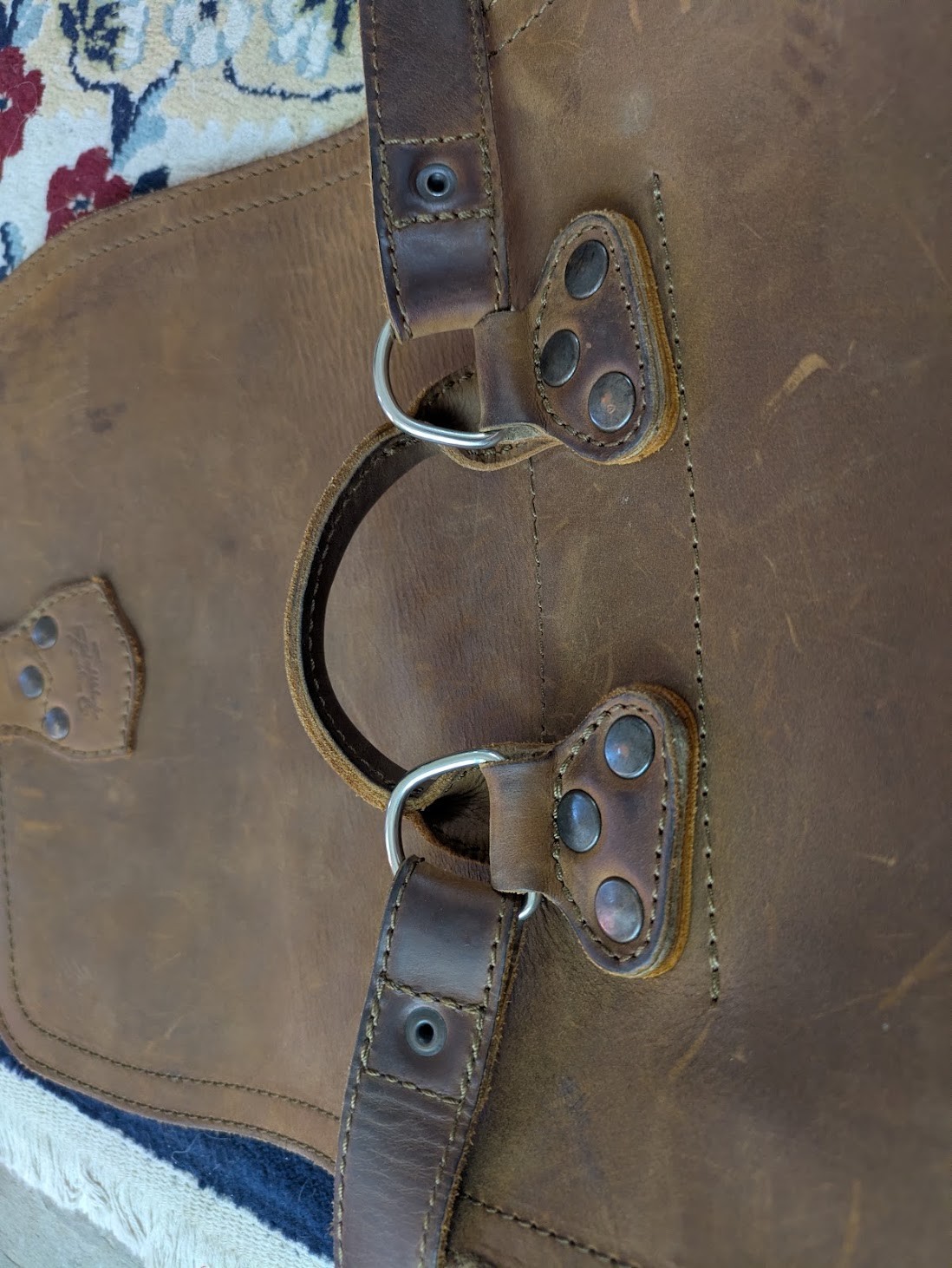 Saddleback Leather Co. Thin Front Pocket Backpack – (Tobacco)