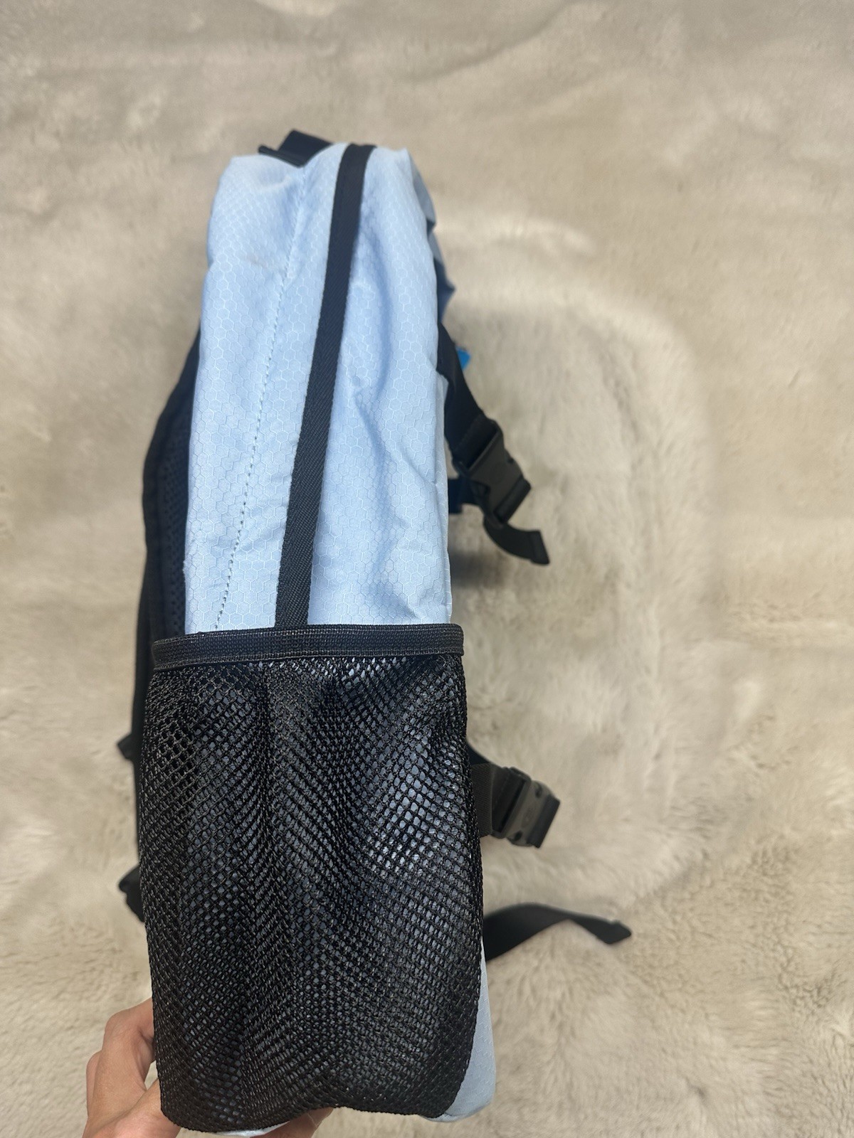 Cookies Backpack Light Blue White Logo NWT Streetwear Skate Bag School Backpack