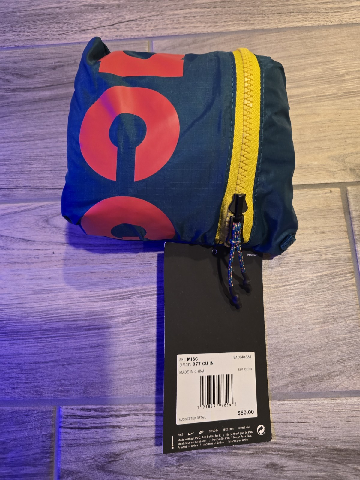 Nike NK ACG Packable Duffle Night Purple BA5840-381