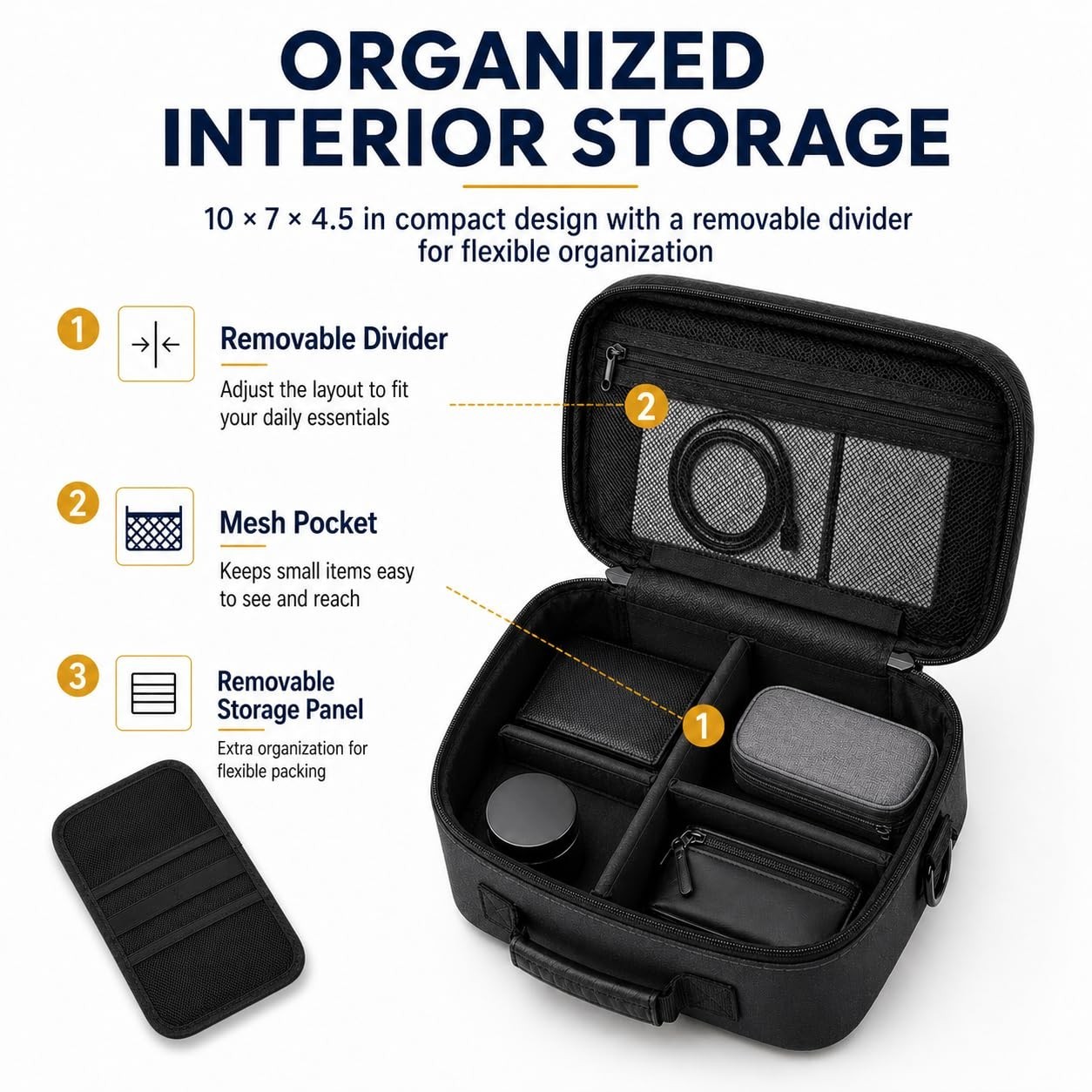 Smell Proof Bag with Combination Lock – Discreet Carbon Odor Control for Travel
