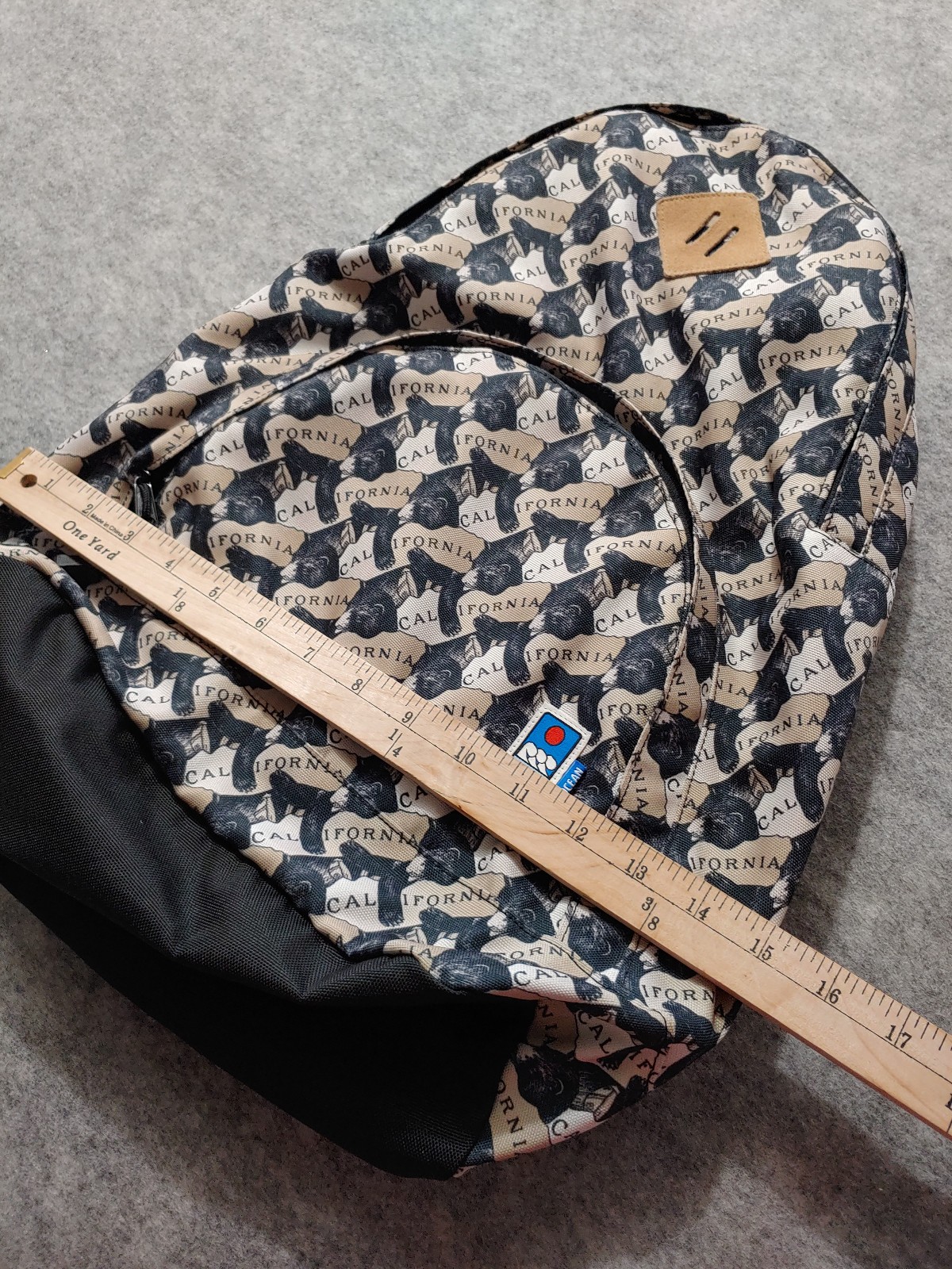 MEI Backpack Rucksack California Bear 2015 Very RARE MEI-152111 Ocean Bag