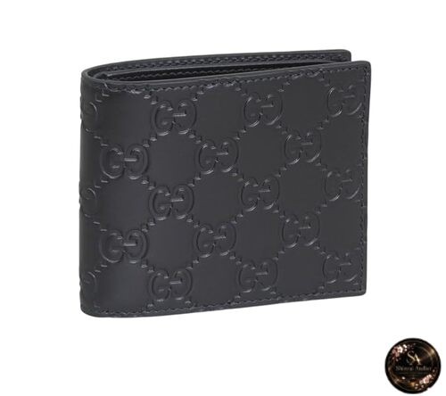 [Gucci] Men’s Bi-fold Wallet Compact Billfold No Coin Pocket Outlet Brand