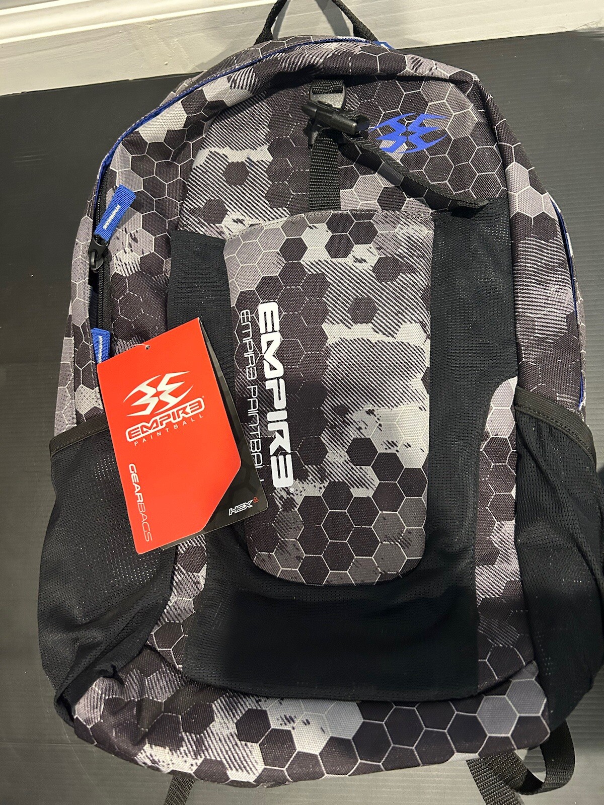 NEW!! Empire Hex Gear Back Pack – Black / Grey / Blue