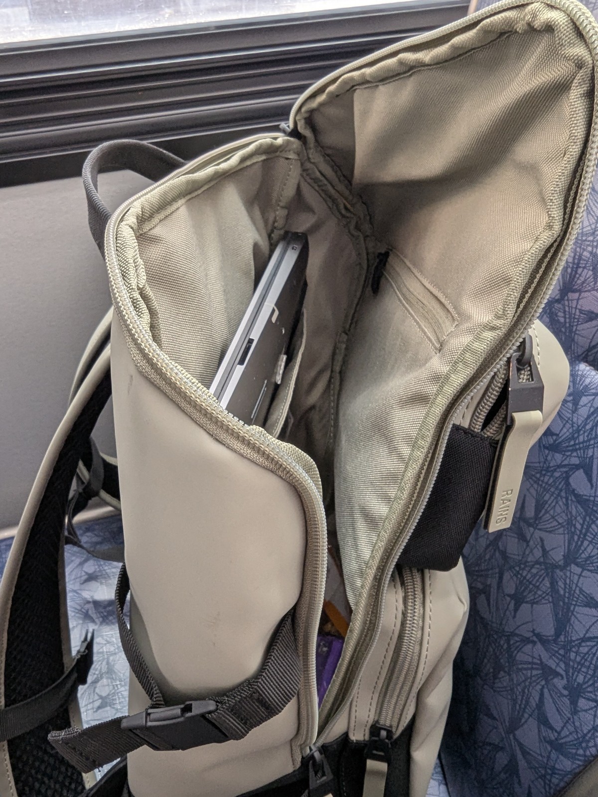 RAINS Trail Cargo Backpack Waterproof Travel Commuter Bag w/ Tags