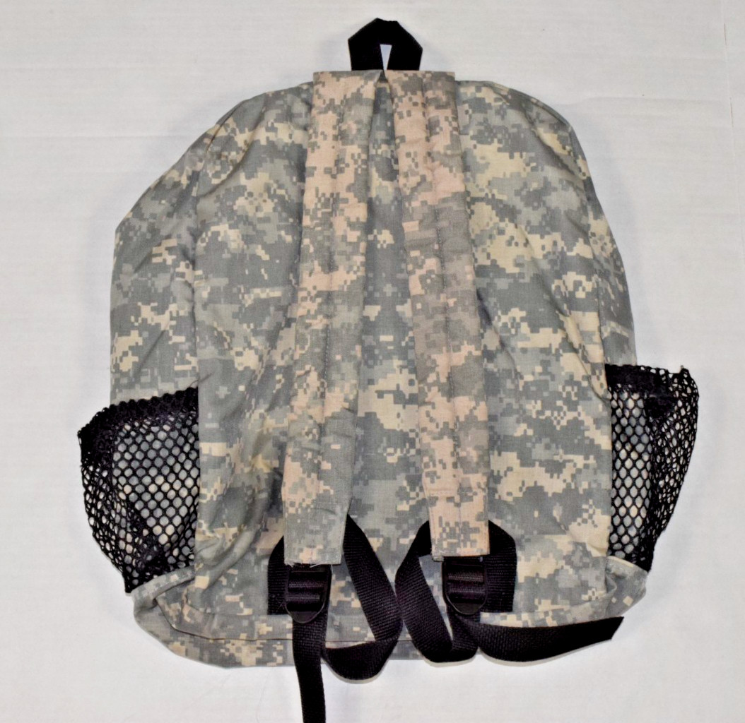 US Army Digital Camouflage Print Backpack 18X13In