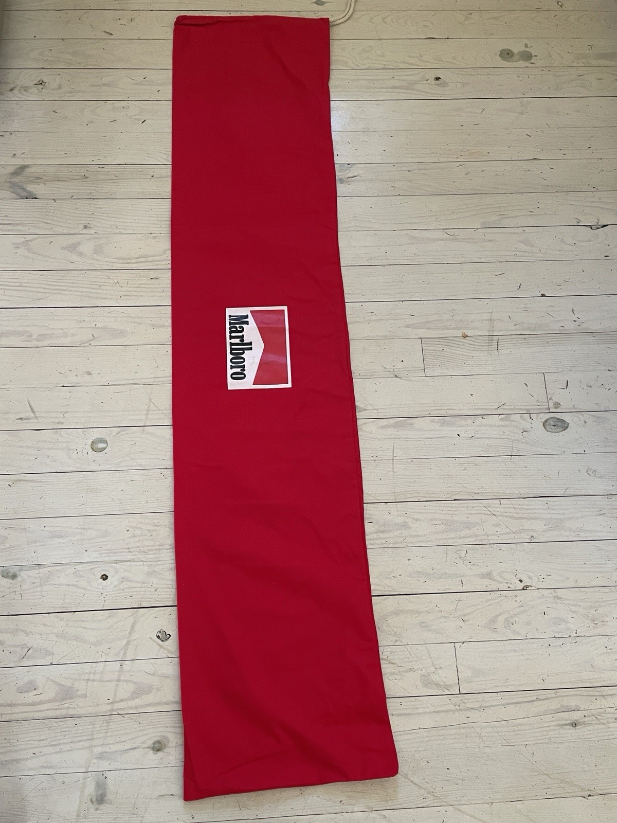 Vintage Marlboro Red Hammock Storage Bag, 5 ft x 14 in Drawstring Bag