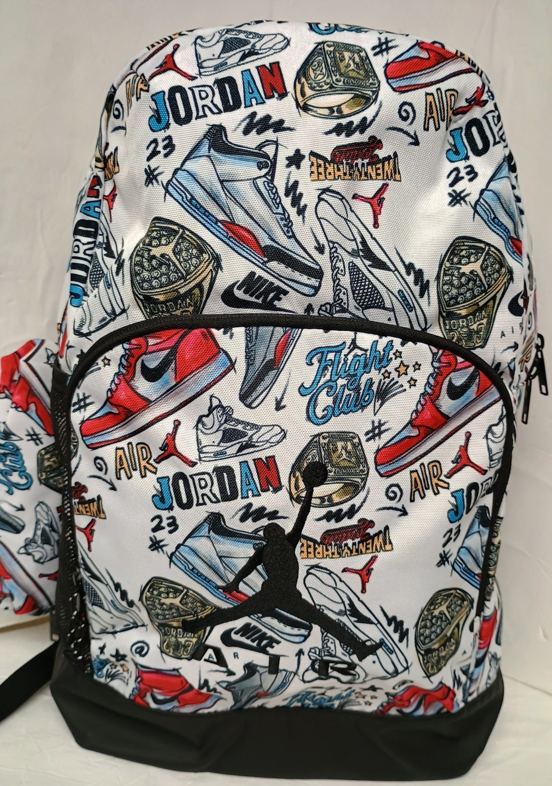 Air Jordan Michael Jordan Backpack Regular Size School Bookbag Brand New
