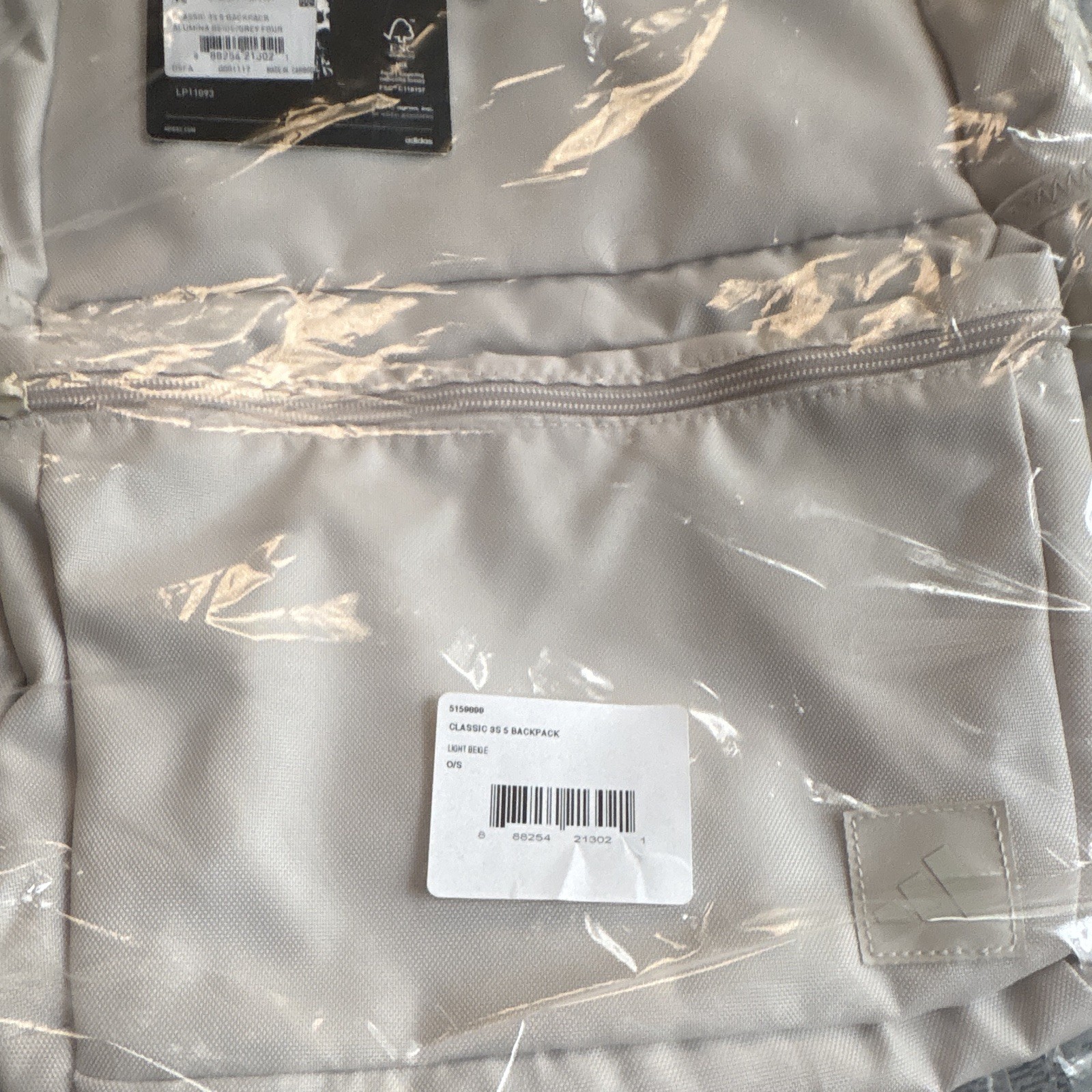 adidas Backpack Gray Lifetime Classic 3S Beige/Gray