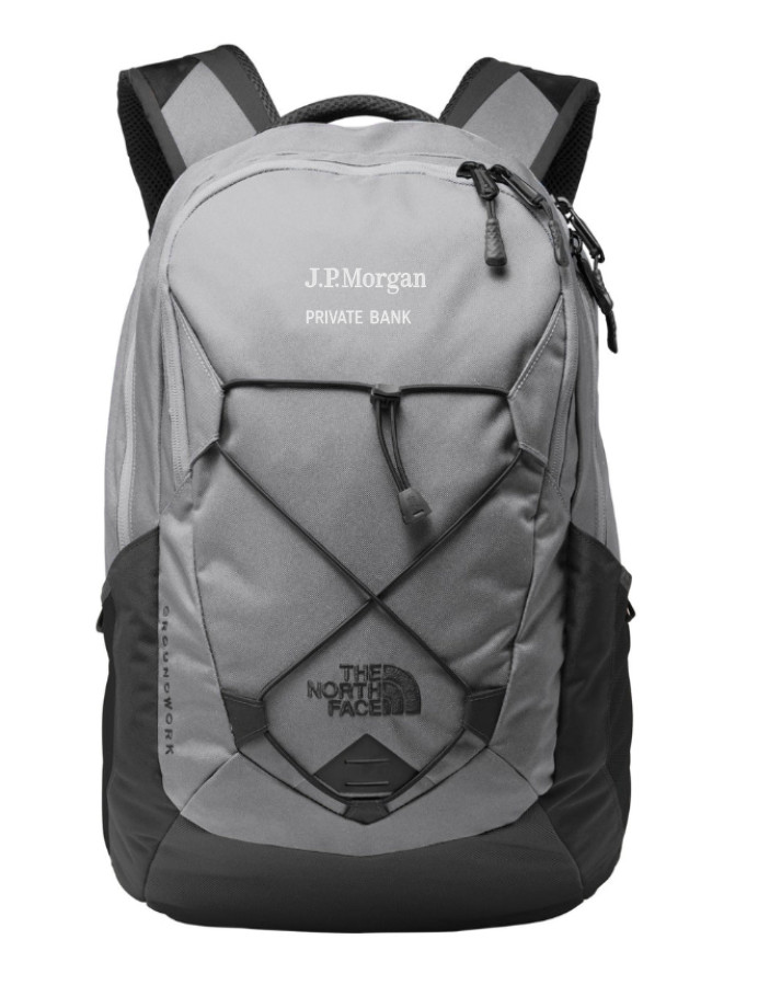 RARE NWT 100% Authentic JP Morgan Private Bank UHNW Client Bag Backpack Gray
